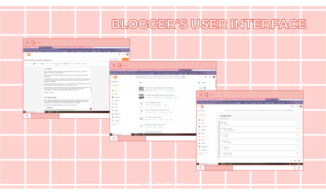Blogger's outdated User Interface UI