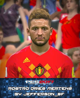 PES 2017 Faces Dries Mertens by FaceEditor Jefferson_SF