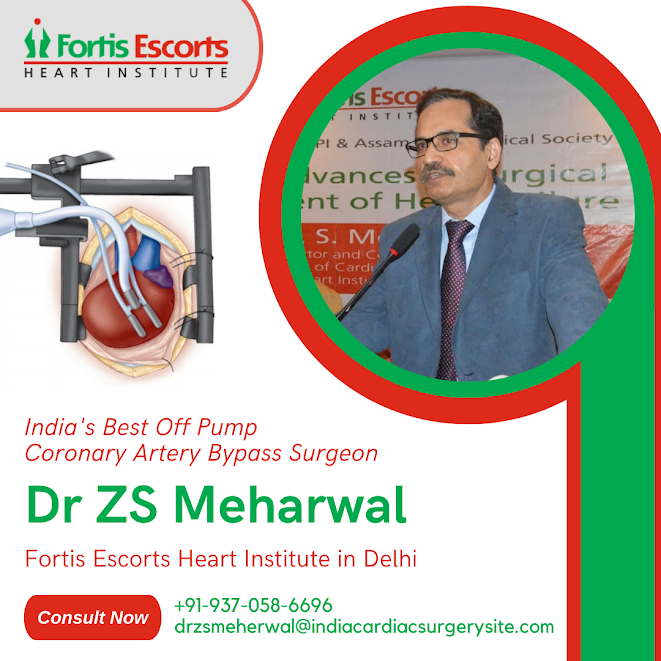 Dr ZS Meharwal Off pump coronary artery bypass surgeon India