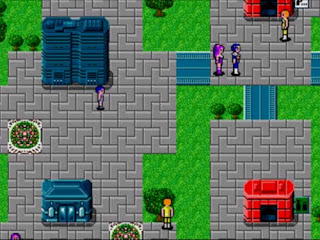 City scene from Phantasy Star