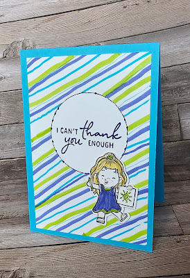 Kiddin around stampin up easy marker pen backgrounds for fun cards