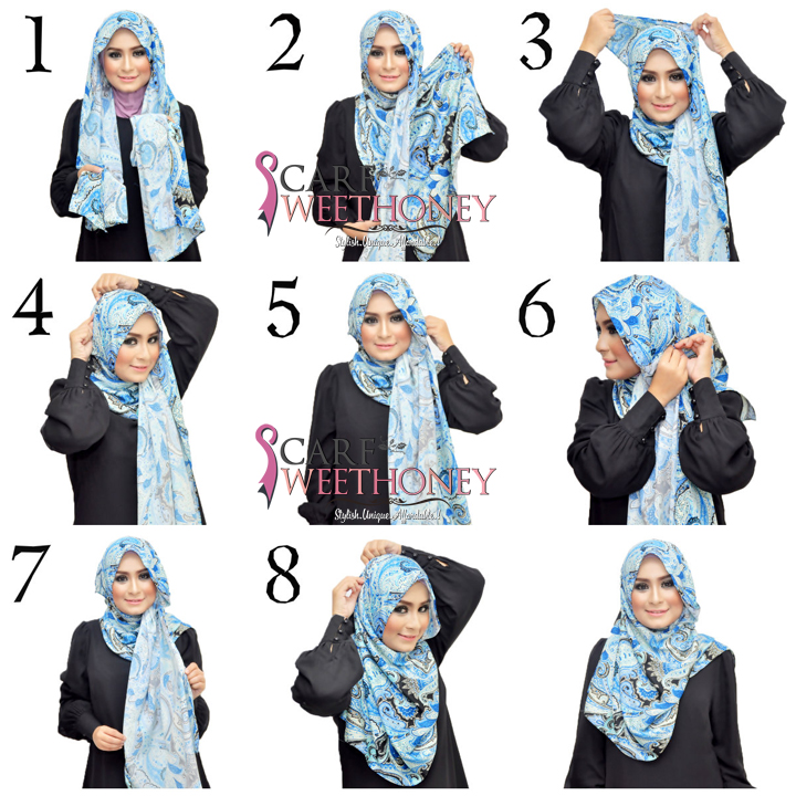 Hijab Tutorial ~ Scarf Sweethoney