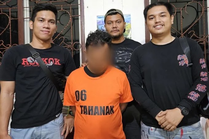 Seorang Pria Pengedar narkoba ditangkap di penginapan wisata Karang Anyer Simalungun