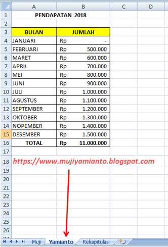 soal excel workbook