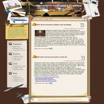 Counseling blogger template. converted WordPress to Blogger template