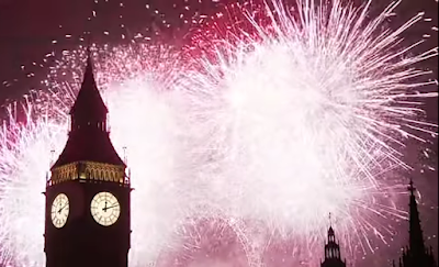 UK London Eye New Year 2024 Celebration