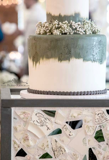 Sage Ombre Cake, Amy's Cupcake Shoppe Bliss-Ranch.com