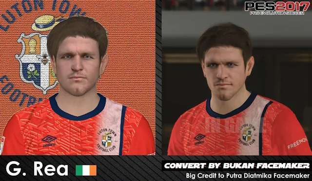 PES 2017 Faces Glen Rea 2023