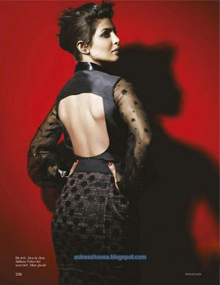 Priyanka Chopra Vogue India magazine coverpage stills