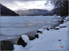 XONRUPT-LONGEMER (88) - Le lac de Longemer gelé !