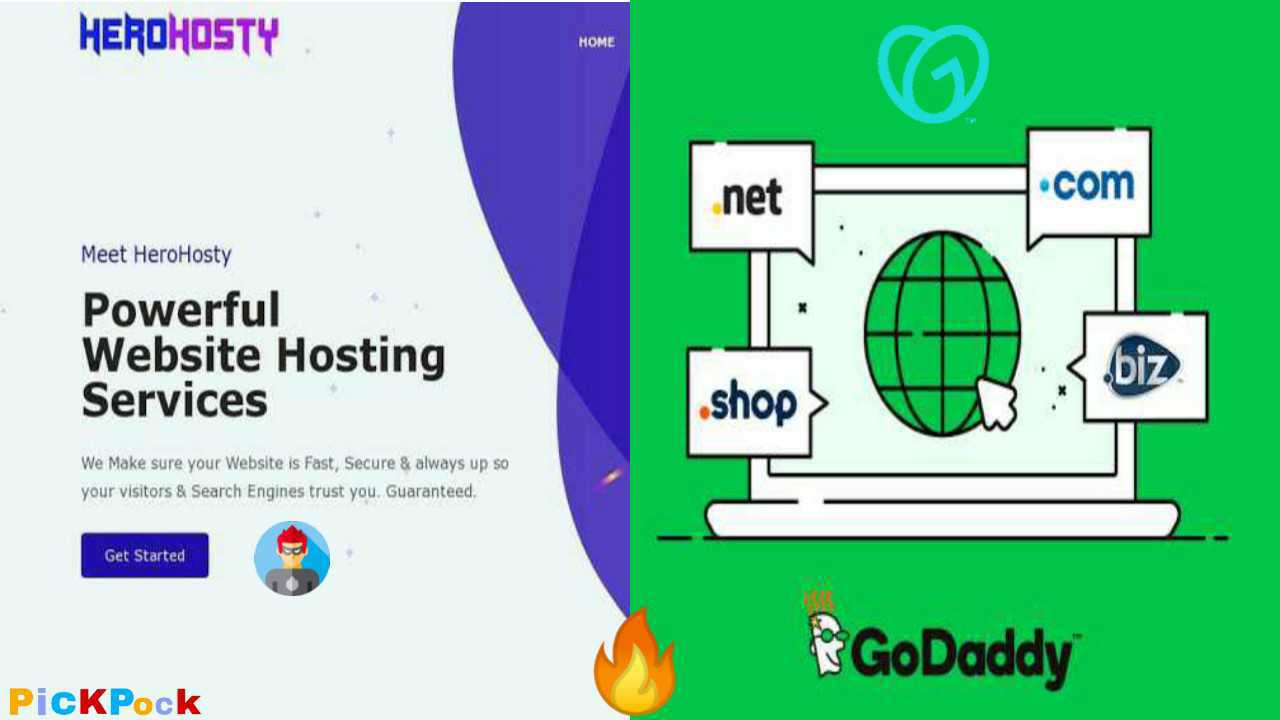 Godaddy vs herohosty, Herohosty, GoDaddy