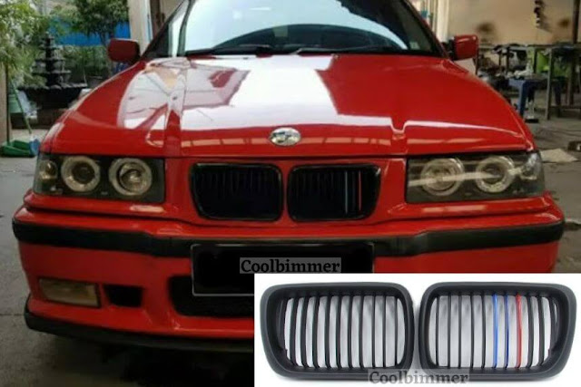 Grill Matte Black M Colour For BMW E36 Facelift (97-99)