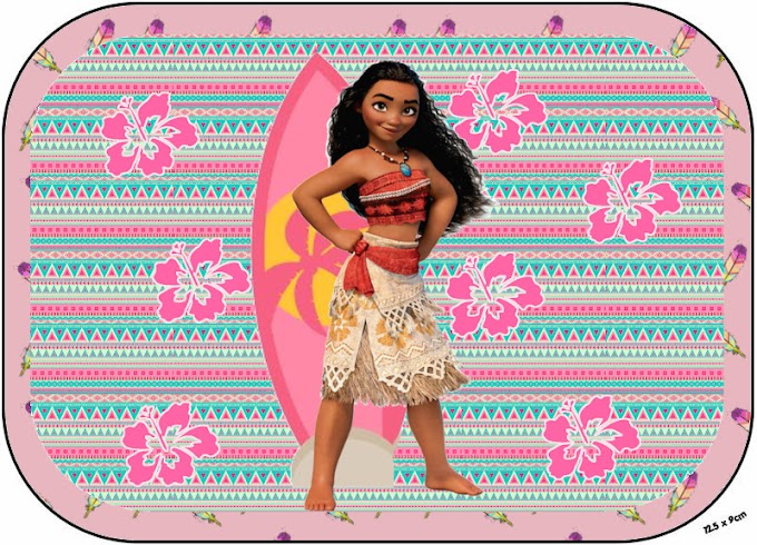 Rótulo para marmitinha Moana