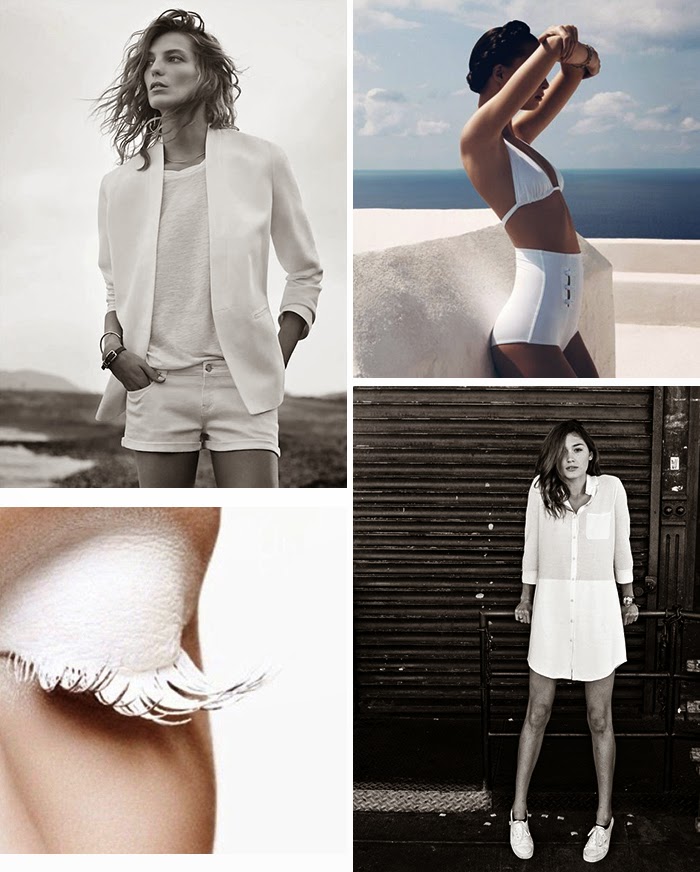 white summer fashion inspiration