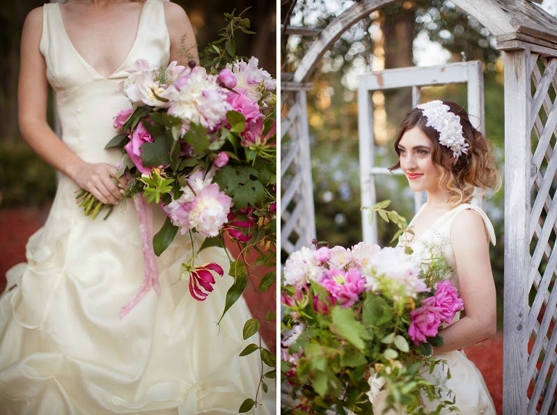 15 OakandtheOwl_ Cascading Garden Bouquet