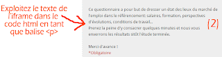 texte d'introduction pour alimenter balise paragraphe code html - optimisation seo