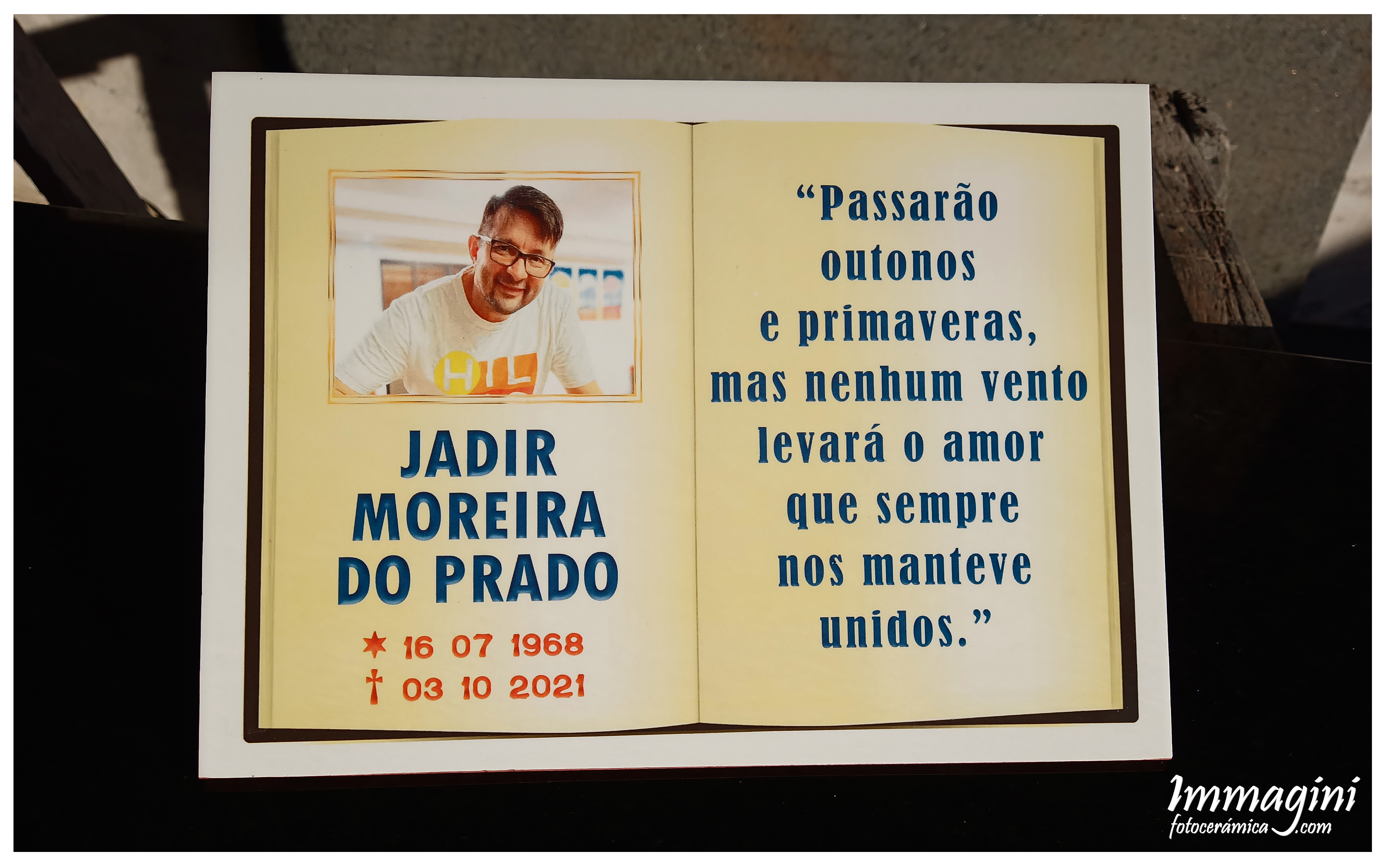 Jadir Moreira do Prado - Fotocerámica Azulejo 20x30