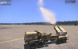 Arma3のPRCAS MODのM400 Falcatta 自走ロケット砲