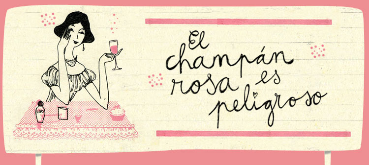 El champán rosa es peligroso