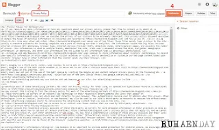 Cara Membuat Privacy Policy di Blog dengan Cepat