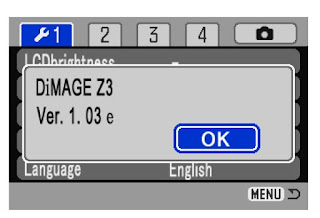 DiMAGE Z3 Camera Update version 1.03e