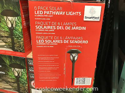 Costco 1600095 - Light your pathway with Alpan SmartYard Solar LED Pathway Lights