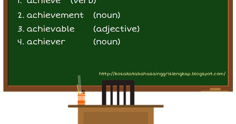Arti achievement dalam bahasa Indonesia beserta contoh 