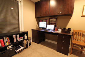 mid-century modern home office