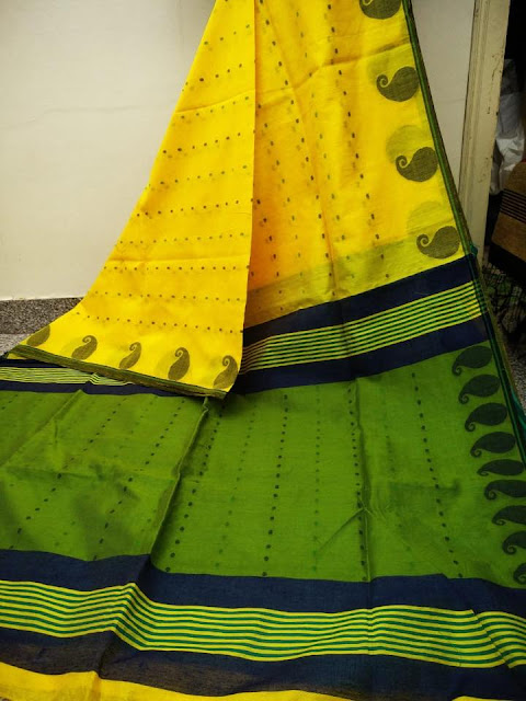 khadi Handloom Resham Saree 