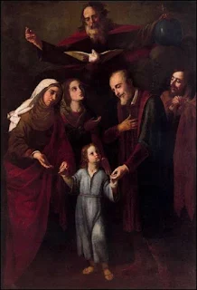 Sagrada Familia con San Joaquín y Santa Ana de Jerónimo Jacinto de Espinosa