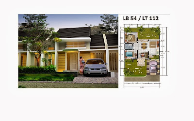 contoh denah rumah minimalis