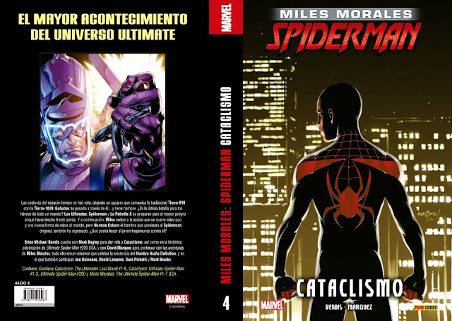 Reseña de Ultimate Integral. Miles Morales: Spiderman 4. Cataclismo - Panini Cómics