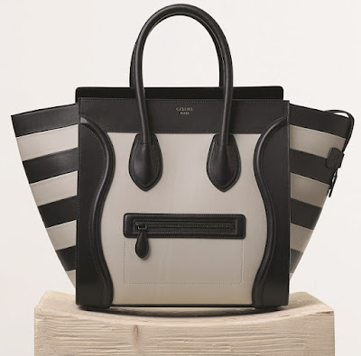 celine bag white and black