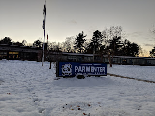 Parmenter School has a new sign!