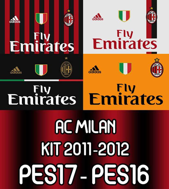 PES 2017 Milan Kit 2011-12 by Mansyah