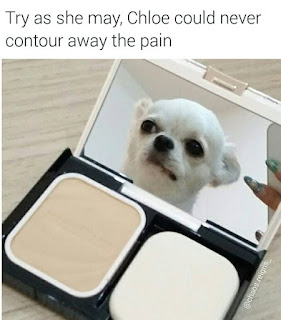 Try as she may, Chloe could never contour away the pain