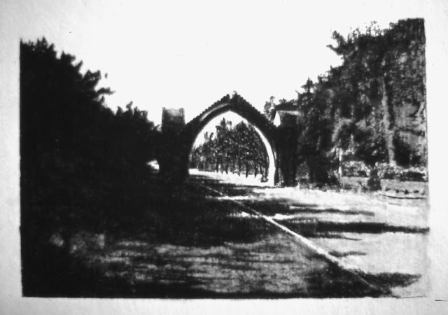 Edzell Arch, village of Edzell, Angus Scotland 1990 by F. Lennox Campello