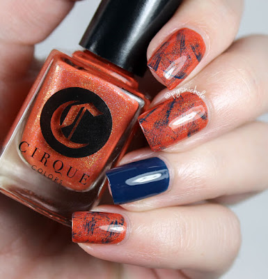 Cirque Colors Tangerine Dream + Selvedge