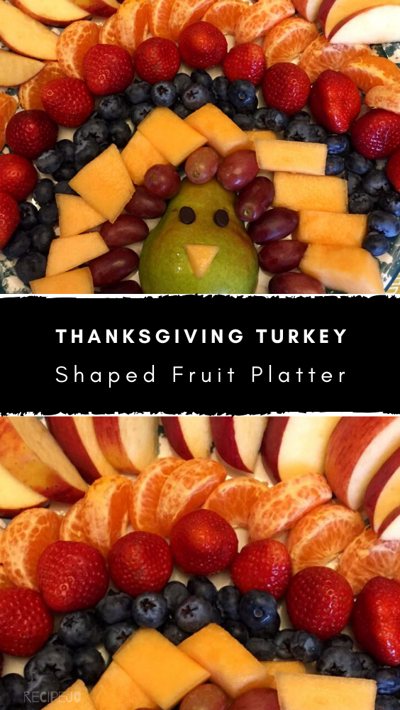 Thanksgiving Turkey Fruit Platter