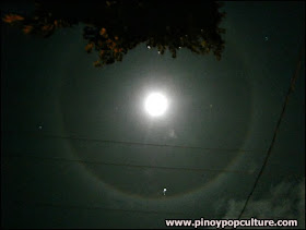 moon halo, moon ring, astronomical phenomenon