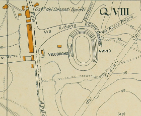 Velodromo 1934 mappa