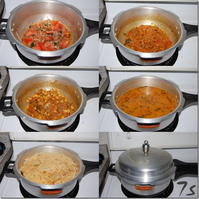 Channa pulao process