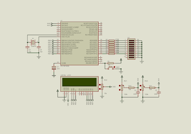 PIC18F4550 ADC Reading And LCD Displaying With CCS PICC