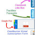 How To Add 4 In 1 Social Subscribing Slide Out Widget Into Blogger/Blogspot