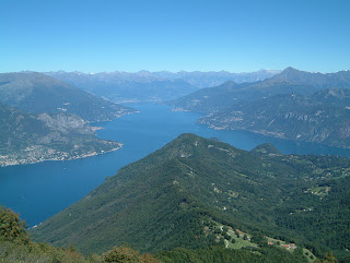 San Primo Dağından Como Gölü