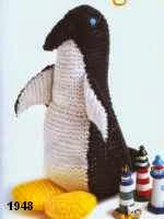   patron gratis pingüino amigurumi de punto, free knit amigurumi pattern penguin