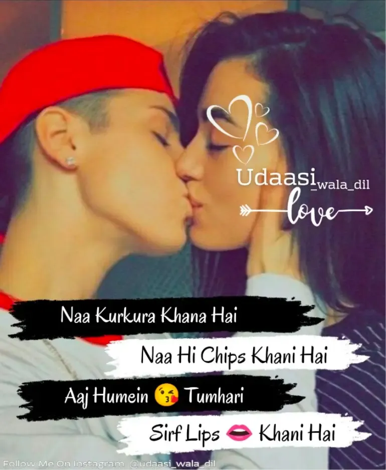 Romantic Love Shayari In Hindi For Girlfriend Two Line