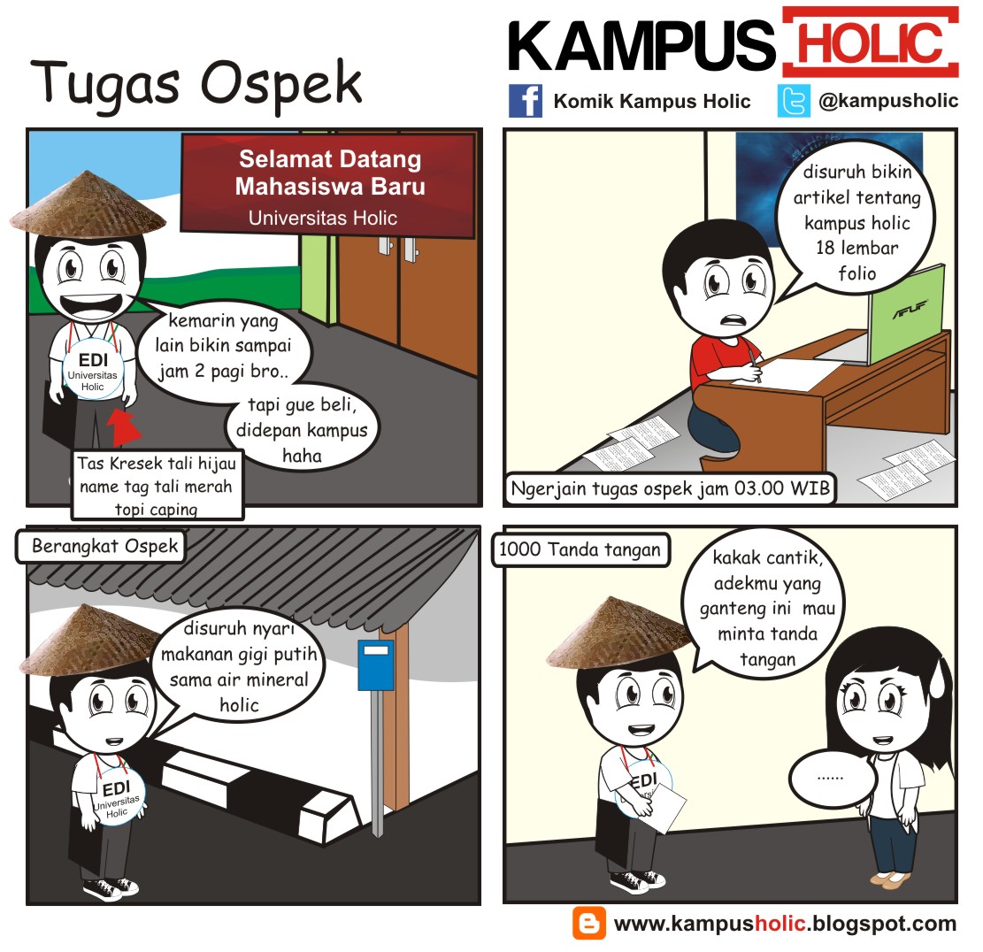 Kampus Holic Komik Strip Seputar Kehidupan Mahasiswa August 2013