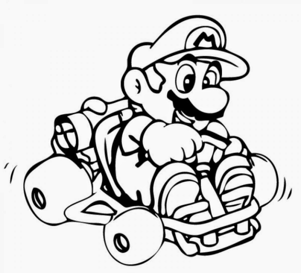 Download Coloring Pages: Mario Coloring Pages Free and Printable
