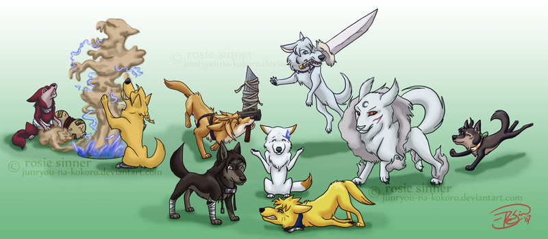 anime wolves. anime wolves pics. chibi anime